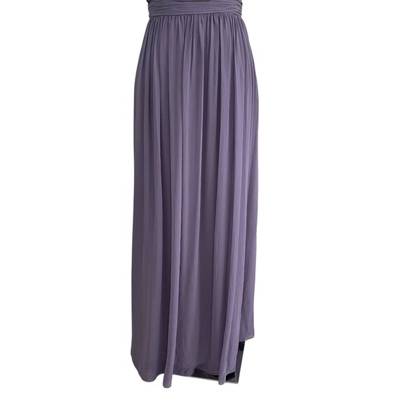 Dessy Lavender Strapless Gown Size 14 Prom Bridesmaid Wedding Guest Elegant - Picture 9 of 11